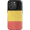 Belgium Flag Distressed iPhone 16 Pro Impact Case